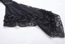 Load image into Gallery viewer, Elegant gothic lace-up lacey knitted T-shirt DW210 - Gothlolibeauty