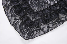 Load image into Gallery viewer, Elegant gothic lace-up lacey knitted T-shirt DW210 - Gothlolibeauty