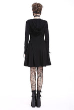 Load image into Gallery viewer, Punk sexy slit hooded dress DW215 - Gothlolibeauty