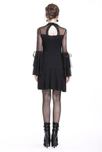 Load image into Gallery viewer, Cute gothic flower bust layered sleeve midi dress DW216 - Gothlolibeauty