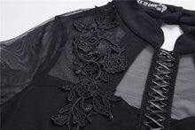 Load image into Gallery viewer, Cute gothic flower bust layered sleeve midi dress DW216 - Gothlolibeauty
