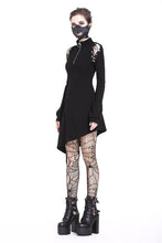 Load image into Gallery viewer, Punk zippered hollow shoulder dress DW218 - Gothlolibeauty