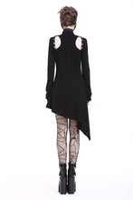 Load image into Gallery viewer, Punk zippered hollow shoulder dress DW218 - Gothlolibeauty