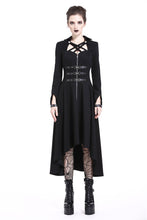Load image into Gallery viewer, Punk buckle zippered long dress DW219 - Gothlolibeauty