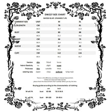 Load image into Gallery viewer, Gothic slit bust lace sleeve knitted dress DW227