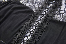 Load image into Gallery viewer, Gothic slit bust lace sleeve knitted dress DW227 - Gothlolibeauty