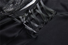 Load image into Gallery viewer, Gothic lace bishop sleeve lace-up dress DW228 - Gothlolibeauty