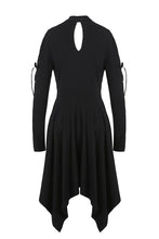 Load image into Gallery viewer, DARK IN LOVE Punk hollow star chest dress with sexy ribbon sleeves  DW233 - Gothlolibeauty