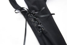 Load image into Gallery viewer, DARK IN LOVE Punk hollow star chest dress with sexy ribbon sleeves  DW233 - Gothlolibeauty