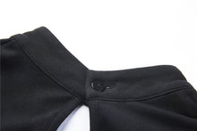 Load image into Gallery viewer, DARK IN LOVE Punk hollow star chest dress with sexy ribbon sleeves  DW233 - Gothlolibeauty