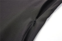 Load image into Gallery viewer, Black chiffon white floral collar bow dress DW234 - Gothlolibeauty