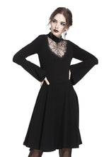 Load image into Gallery viewer, Spiderweb hearted punk dress DW237 - Gothlolibeauty