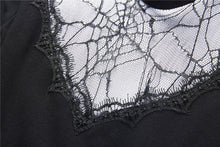 Load image into Gallery viewer, Spiderweb hearted punk dress DW237 - Gothlolibeauty