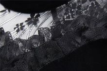 Load image into Gallery viewer, Gothic cross lacey velvet dress DW245 - Gothlolibeauty