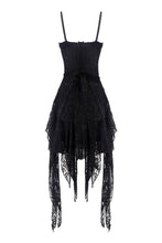 Load image into Gallery viewer, Gothic lolita elegant lace tasseled hem dress DW249 - Gothlolibeauty