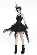 Load image into Gallery viewer, Gothic lolita elegant lace tasseled hem dress DW249 - Gothlolibeauty