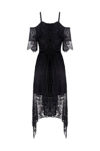 Gothic lace sexy strap dress DW250 - Gothlolibeauty
