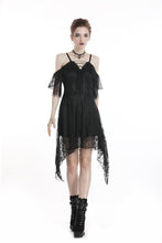 Load image into Gallery viewer, Gothic lace sexy strap dress DW250 - Gothlolibeauty