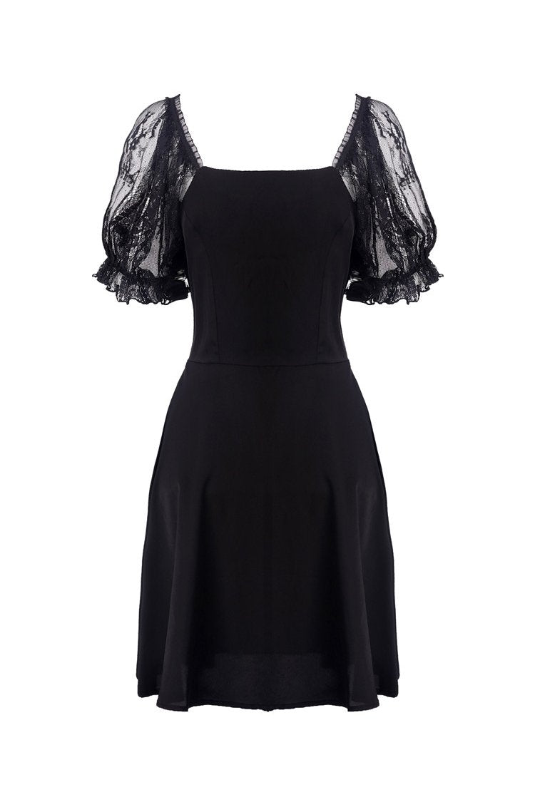 Gothic lolita lace-up chiffon dress DW264 – DARK IN LOVE