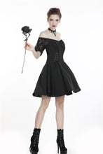 Load image into Gallery viewer, Gothic lolita lace-up chiffon dress DW264 - Gothlolibeauty