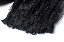 Load image into Gallery viewer, Gothic lolita lace-up chiffon dress DW264 - Gothlolibeauty
