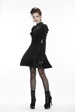 Load image into Gallery viewer, Gothic lolita lace V neck velvet dress DW276 - Gothlolibeauty