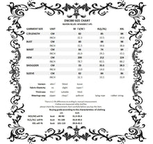 Load image into Gallery viewer, Gothic flower neck lace mesh sleeves dress DW280