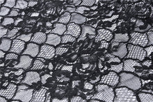 Load image into Gallery viewer, Gothic flower neck lace mesh sleeves dress DW280 - Gothlolibeauty