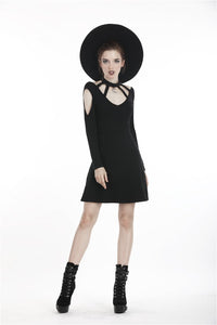 Women punk daily wear moon dress DW285 - Gothlolibeauty