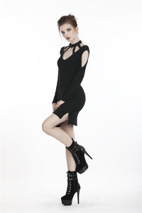 Women punk daily wear moon dress DW285 - Gothlolibeauty