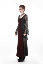 Load image into Gallery viewer, Gothic elegant red velvet lace long dress DW286 - Gothlolibeauty