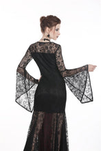 Load image into Gallery viewer, Gothic elegant red velvet lace long dress DW286 - Gothlolibeauty