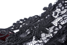Load image into Gallery viewer, Gothic elegant red velvet lace long dress DW286 - Gothlolibeauty