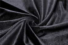 Load image into Gallery viewer, Black punk sexy velvet women dress DW287 - Gothlolibeauty