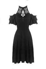 Load image into Gallery viewer, Gothic lady lacey lace up chest dress DW299 - Gothlolibeauty