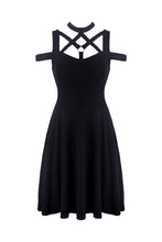 Load image into Gallery viewer, Punk sexy hollow belt dress DW307 - Gothlolibeauty