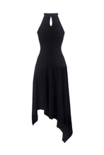 Load image into Gallery viewer, Punk dress with asymmetrical hem DW310 - Gothlolibeauty