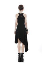 Load image into Gallery viewer, Punk dress with asymmetrical hem DW310 - Gothlolibeauty