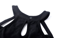 Load image into Gallery viewer, Punk dress with asymmetrical hem DW310 - Gothlolibeauty