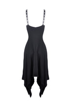 Load image into Gallery viewer, Punk metal V chest dress DW315 - Gothlolibeauty
