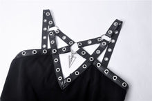 Load image into Gallery viewer, Punk metal V chest dress DW315 - Gothlolibeauty