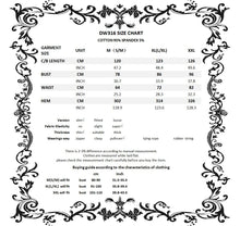 Load image into Gallery viewer, Punk metal chain tail dress DW316