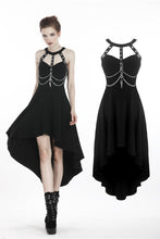 Load image into Gallery viewer, Punk metal chain tail dress DW316 - Gothlolibeauty