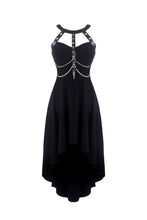 Load image into Gallery viewer, Punk metal chain tail dress DW316 - Gothlolibeauty