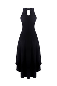 Punk metal chain tail dress DW316 - Gothlolibeauty