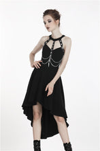 Load image into Gallery viewer, Punk metal chain tail dress DW316 - Gothlolibeauty