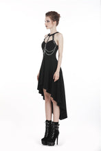 Load image into Gallery viewer, Punk metal chain tail dress DW316 - Gothlolibeauty
