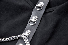 Load image into Gallery viewer, Punk metal chain tail dress DW316 - Gothlolibeauty
