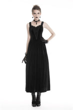 Load image into Gallery viewer, Gothic women maxi strap dress DW322 - Gothlolibeauty