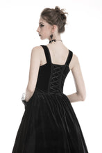 Load image into Gallery viewer, Gothic women maxi strap dress DW322 - Gothlolibeauty